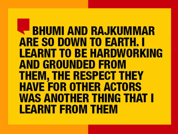 Chum says that she has learnt to be hardworking from Bhumi and Rajkummar
