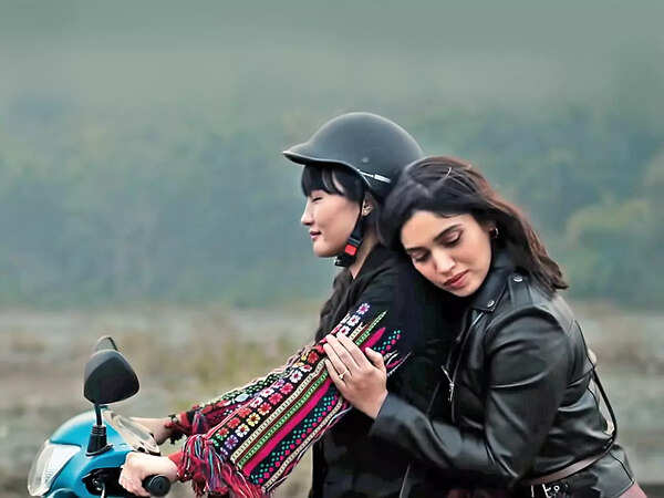 Chum Darang, who is handled by Times Talent, with Bhumi Pednekar in the film