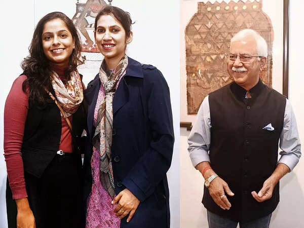 (L) Sakshi Mathur and Garima Singh (R) Vijay Sahi (BCCL/Vishnu Jaiswal)