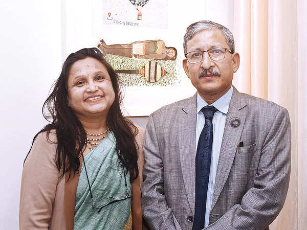 Vinita and Dr CM Nautiyal (BCCL/Vishnu Jaiswal)