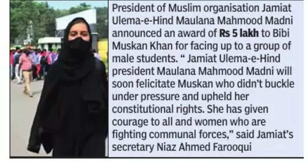 hijab-clad girl in Mandya