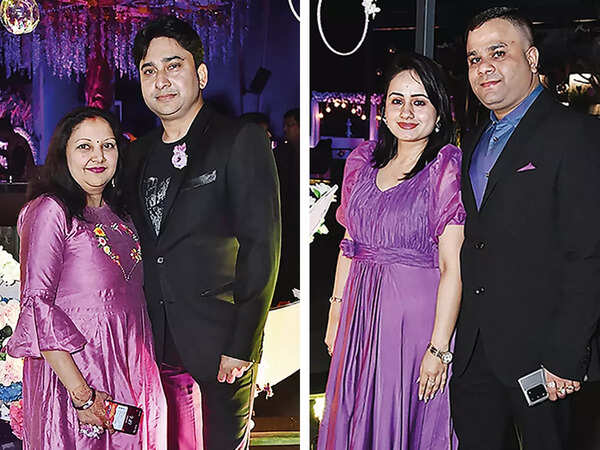 (L) Geeta and Prashant Gupta (R) Kashish and Sagar Bhatia (BCCL/ IB Singh)