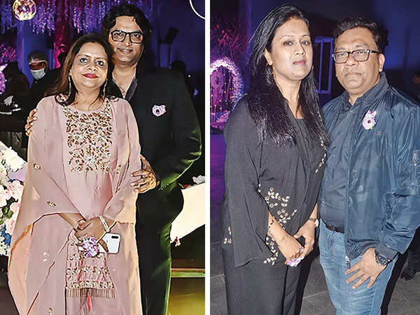 (L) Subi and Deepak Gupta (R) Sudha and Amit Jindal (BCCL/ IB Singh)
