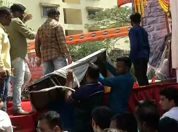 Stage collapses