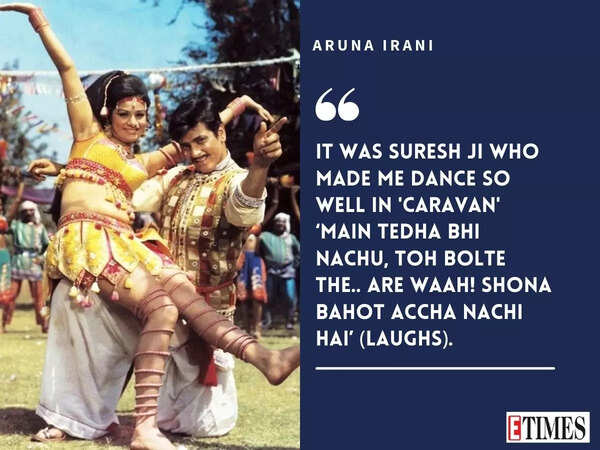ARUNA IRANI AND JEETENDRA