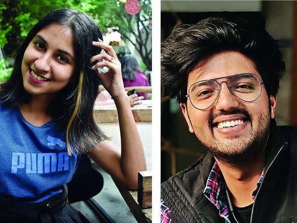 (L) Nikita Pahwa (R) Rishabh Chaturvedi (BCCL)
