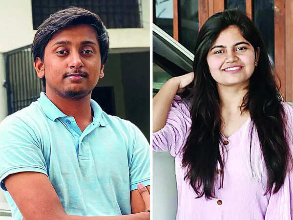 (L) Vaibhav Upadhyay (R) Divyanshi Singh (BCCL)