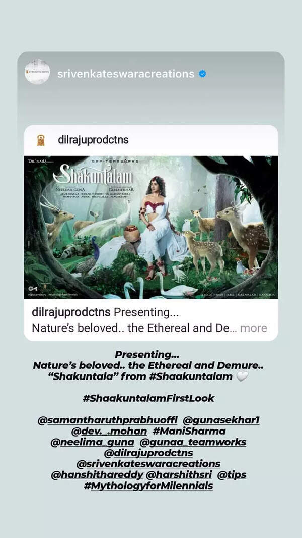 #ShaakuntalamFirstLook