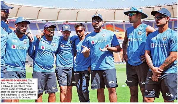 Team India's run-up to T20 World Cup gets busier with three more tours |  Cricket News - Times of India