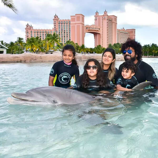 Rambha's vacation with her family