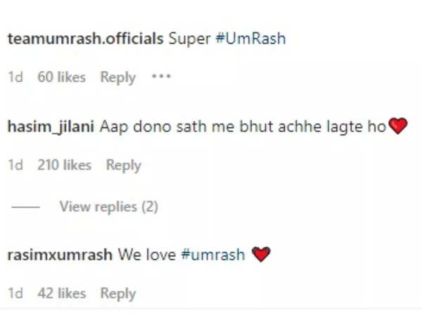 Rashami Desai and Umar Riaz hop on to the latest trend; fans can't stop ...