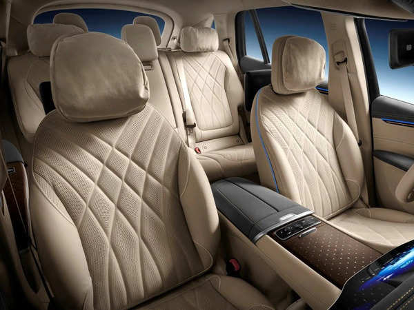 Indoor car cover fits Mercedes-Benz EQS SUV 2021-present super soft now €  195 with mirror pockets