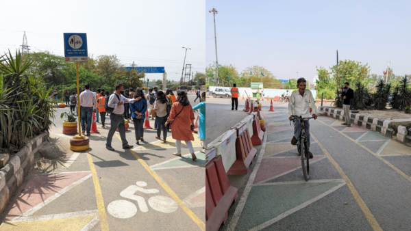 Savelife Foundation Introduces Tactical Urbanism Trials At Burari Chowk And Gandhi Vihar In