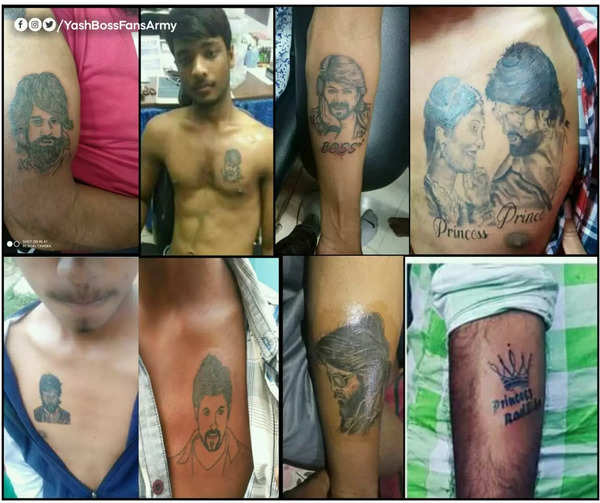 Yash Boss Fans Army on Twitter Yash Boss Fans Tattoo Craze  Part 6   Retweet Maximum  YashBOSS KGFChapter2 Yash TheNameIsYash 8055 Yash19  httpstcoInLfBy4vAU  Twitter