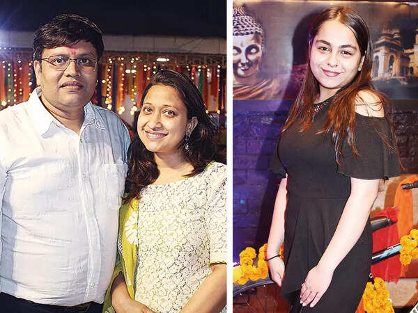 (L) Retesh Tiwari and Reena (R) Ruby