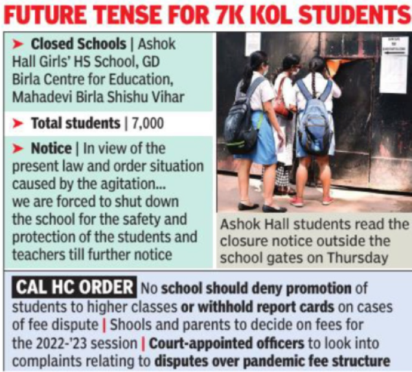 3 Schools Cite ‘agitation’, Shut ‘till Further Notice’ Kolkata News