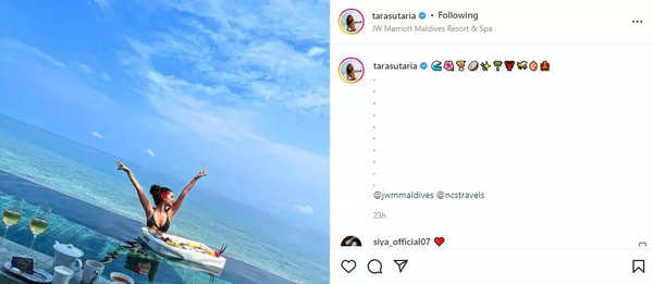 Is Tara Sutaria holidaying with boyfriend Aadar Jain in the Maldives ...