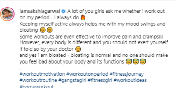 Sakshi - fitness 1