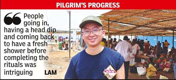 Pranhita: Swiss Natl Joins 15k Devotees To Worship Pranhita River ...