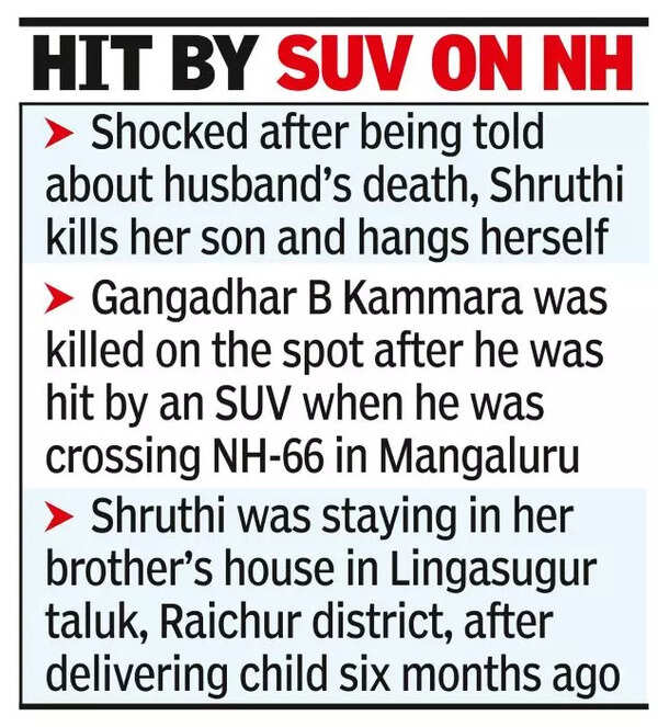 Man dies in accident, wife kills infant, herself.