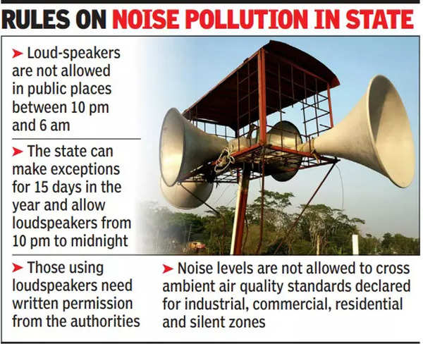 use of loudspeaker