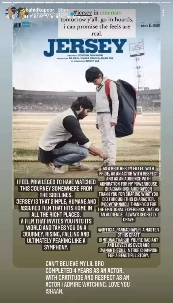 Varun Dhawan, Rakul Preet Singh and other celebs hail Shahid Kapoor's