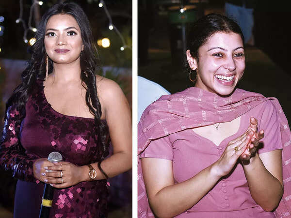 (L) Swati Chandra (R) Vasundhara