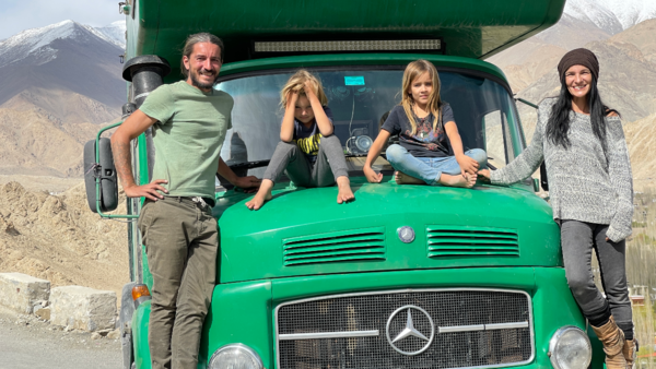 From the left: Thorben, Romy, Levi and Michi Schmitt