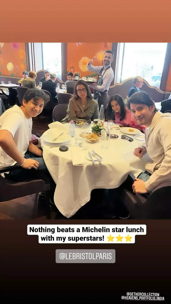 Mahesh Babu vacation picture
