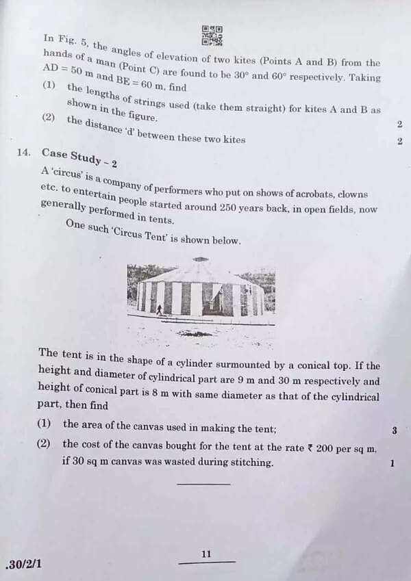 CBSE Term 2 Class 10 Maths Exam 2022 Paper was easy and lengthy, say students; download