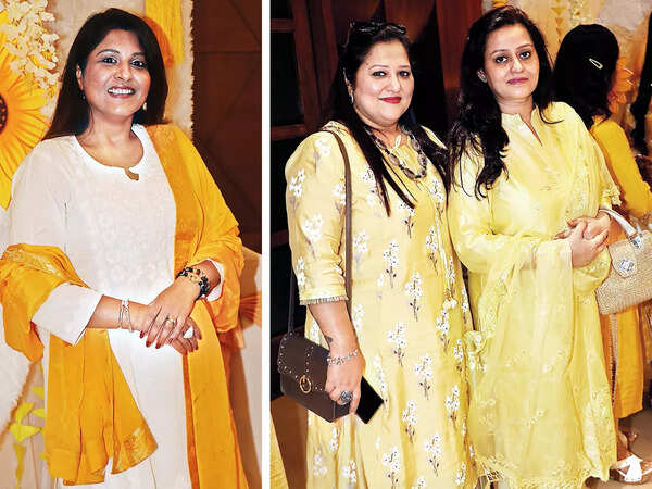 (L) Nancy Batra (R) Palak Rupani and Loveleen Kathuria