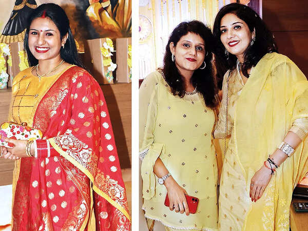 (L) Palak Seth (R) Sonali Barman and Shivalika Agrawal