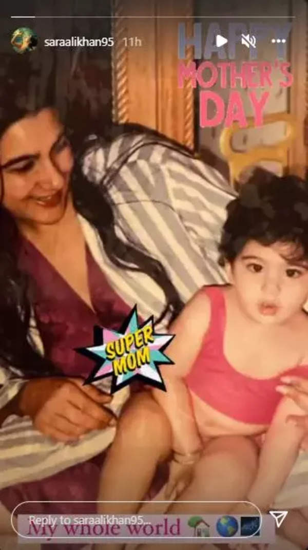 My whole world, writes Sara Ali Khan for mum Amrita Singh on this Mother's  Day
