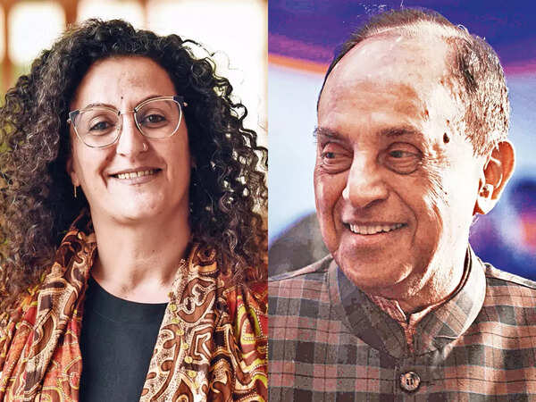 Cultural Attache at the Embassy of Israel Reuma and Subramanian Swamy