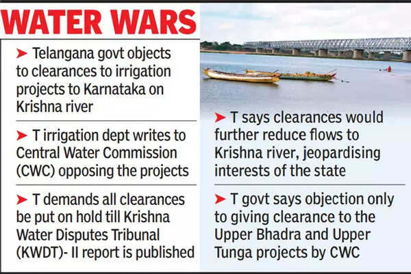 Krishna: T Opposes Irrigation Projects On Krishna | Hyderabad News ...