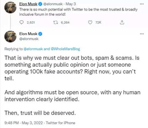 musk bot tweet