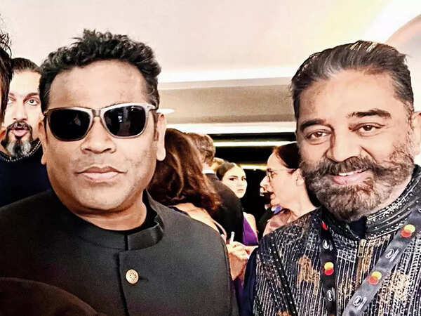 AR Rahman shared a picture featuring him and Kamal Haasan in Cannes