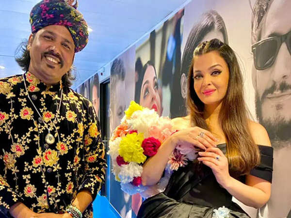 Mame Khan with Aishwarya Rai Bachchan