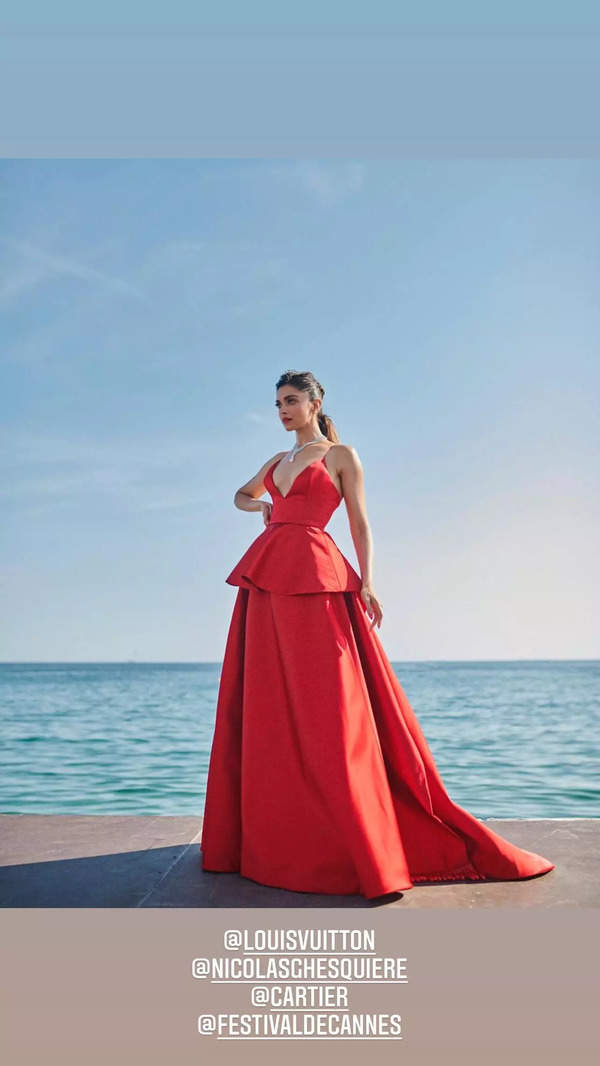 Cannes 2022, Day 3: Deepika Padukone looks red hot in blazing LV