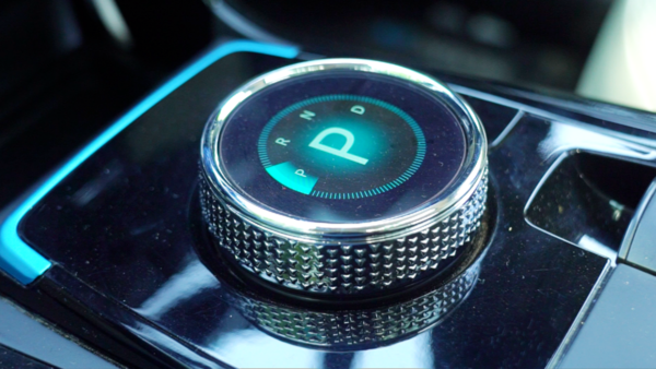 Drive mode selector with digital display