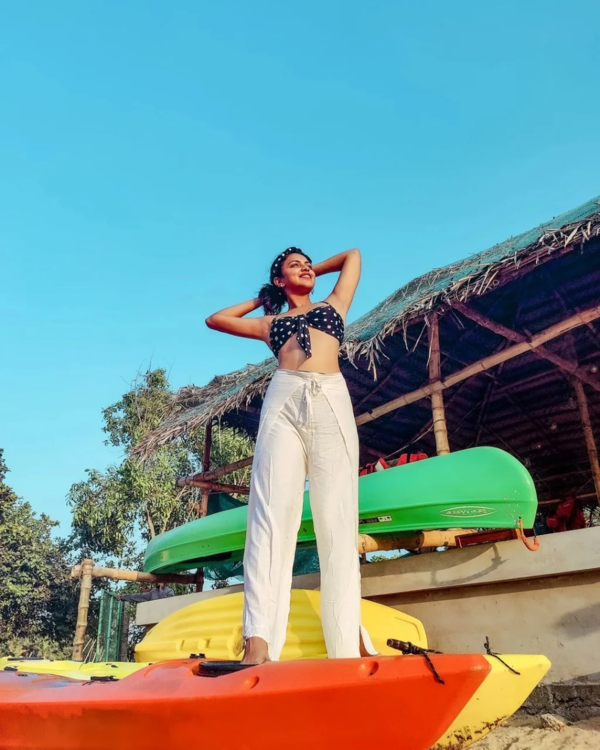 In pics! Fans love images of Amala Paul Kayaking in her vacation ...