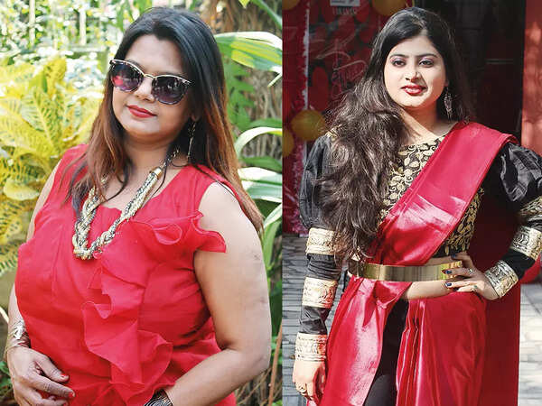 (L) Tanushri (R) Ukta