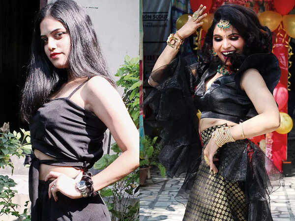 (L) Unnati (R) Anjali