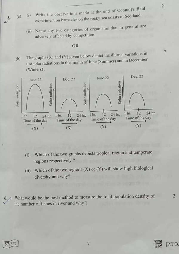 CBSE Class 12 Biology paper 2022 page 3