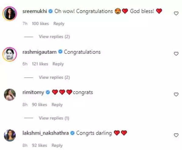 Celebs wish Poorna