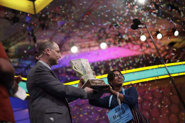 Harini Logan Wins National Spelling Bee