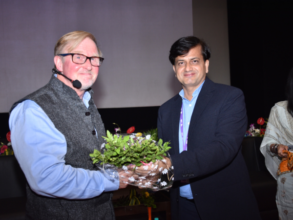 Carter Pilcher and Ravinder Bhakar at the Mumbai International Film Festival