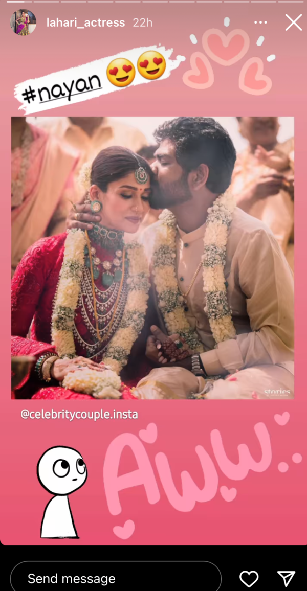 Lahari on Nayanthara-Vignesh's wedding