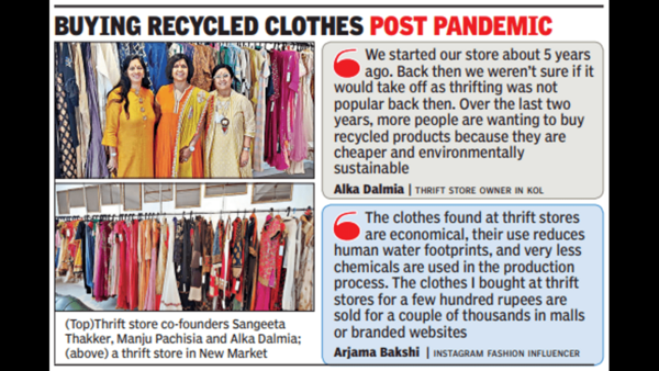 City Fashionistas Turn To Thrift Stores For Affordable & Sustainable Style  Statement