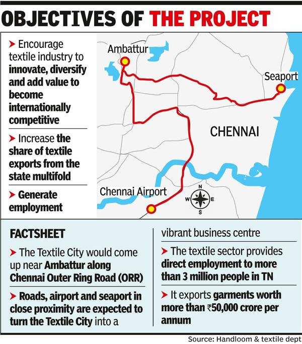 Govt begins work to establish textile city near Ambattur